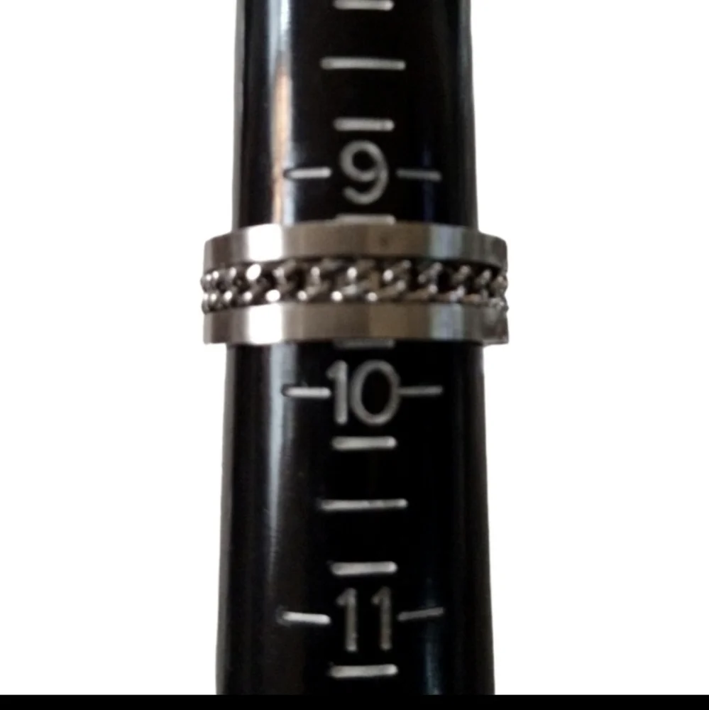 Men's Stainless Steel Chain Ring 9.5 NWOT